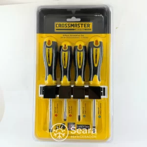 Set de 4 destornilladores Crossmaster