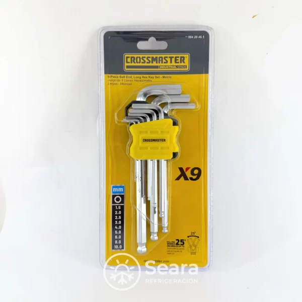 Set de llaves Allen Crossmaster