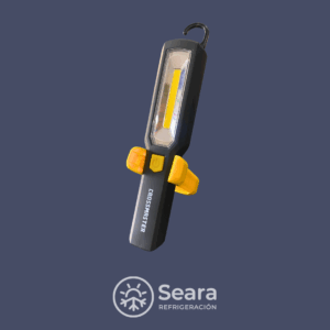 interna LED recargable para trabajo con luz lateral COB de alta potencia y soporte magnético.