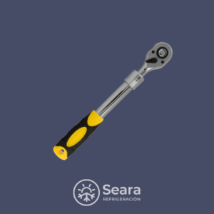 Llave crique expulsión rápida extensible de 1/2″ con empuñadura bi-material y cuerpo de acero cromo vanadio