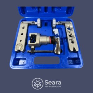 Pestañadora excéntrica Value VTF-808-C con embrague en maletín para caños de 1/4 a 3/4