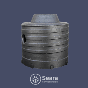 Sierra copa con dientes de widia para corte en hormigón y materiales de construcción áridos.