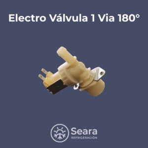 Electroválvula de una Vía a 180° para Lavarropas