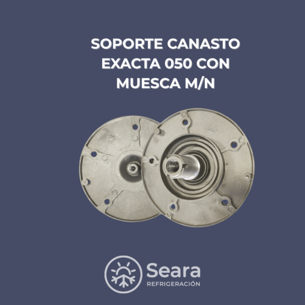 Soporte canasto Exacta 050 con muesca M/N para tambor de lavarropas