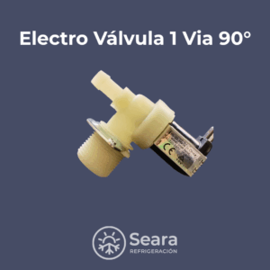 Válvula de una vía a 90° para lavarropas