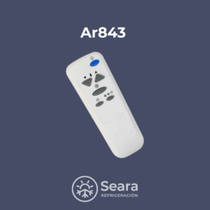 Control Remoto AR-843 | Repuesto Compatible con Aire Acondicionado LG (Solo Frío)