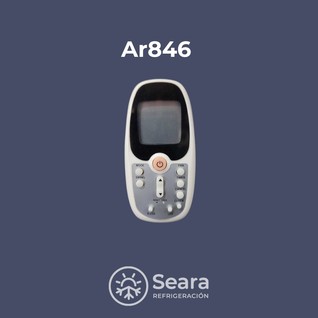 Control Remoto AR-846 para Aire Acondicionado BGH – Repuesto Compatible