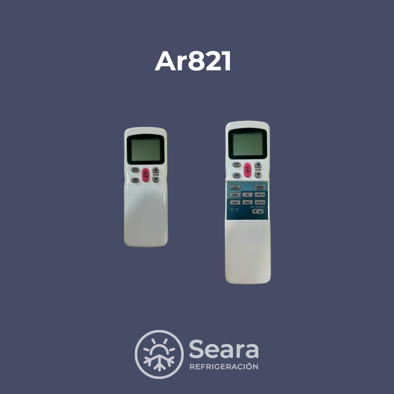 Control Remoto AR821 | Compatible con Carrier, Electrolux, Surrey, Midea y Whirlpool