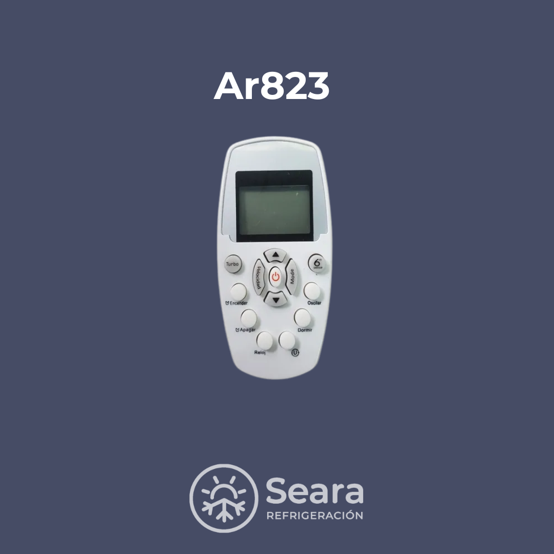 Control Remoto AR823 | Compatible con Whirlpool, Cooltime y Sigma
