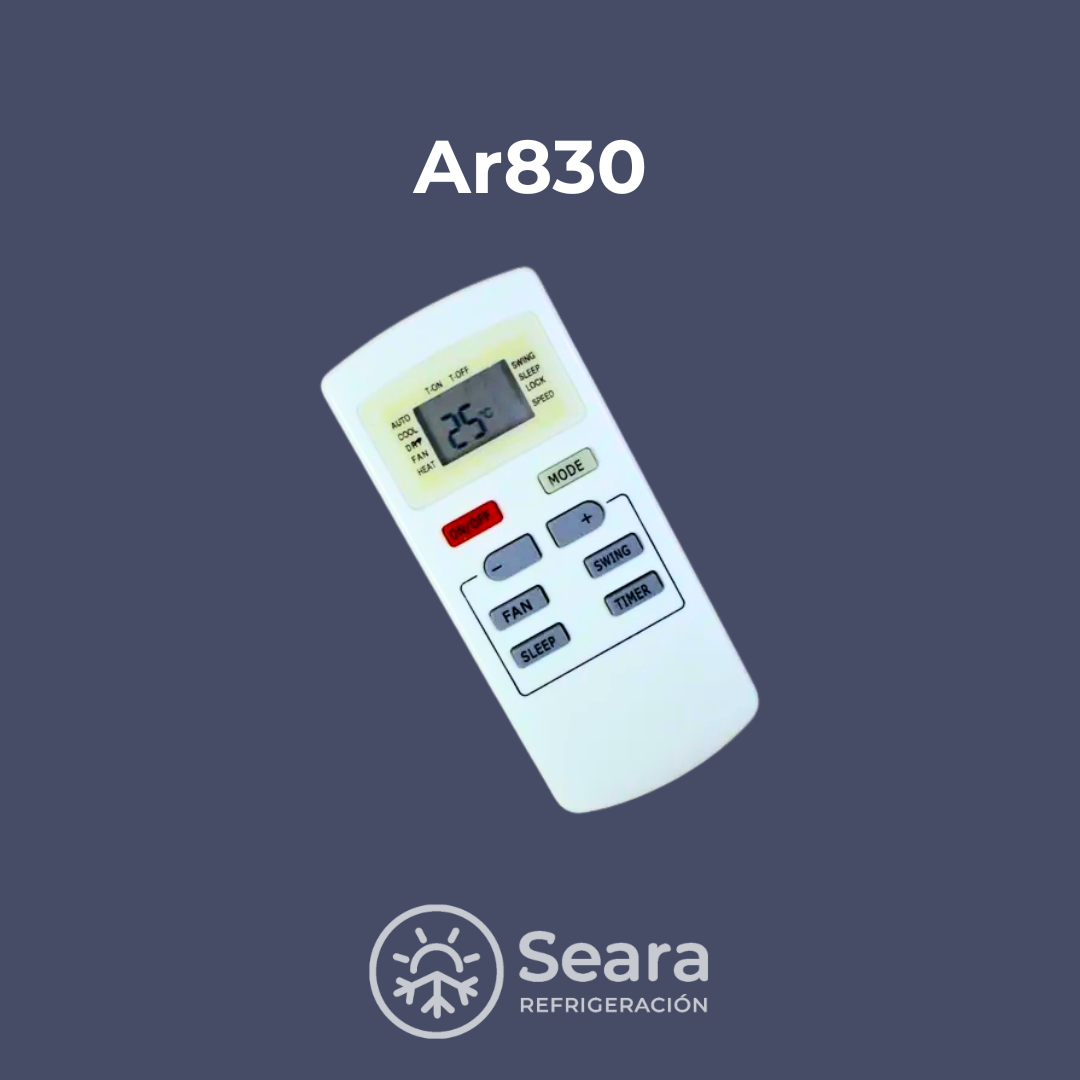 Control Remoto AR830 | Compatible con Philco, Sanyo, Noblex, Trane, Sigma y Westinghouse
